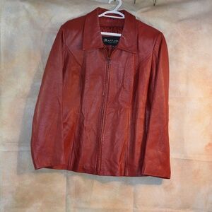 Soft Red Leather Jacket SZ XLRaffaelo Leather